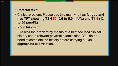 ST5.A man with tiredness and TSH 50. T4 4.ts