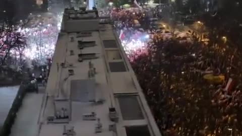 NOW - Large protest against the Tusk government in Warsaw, Poland. (Check Description)