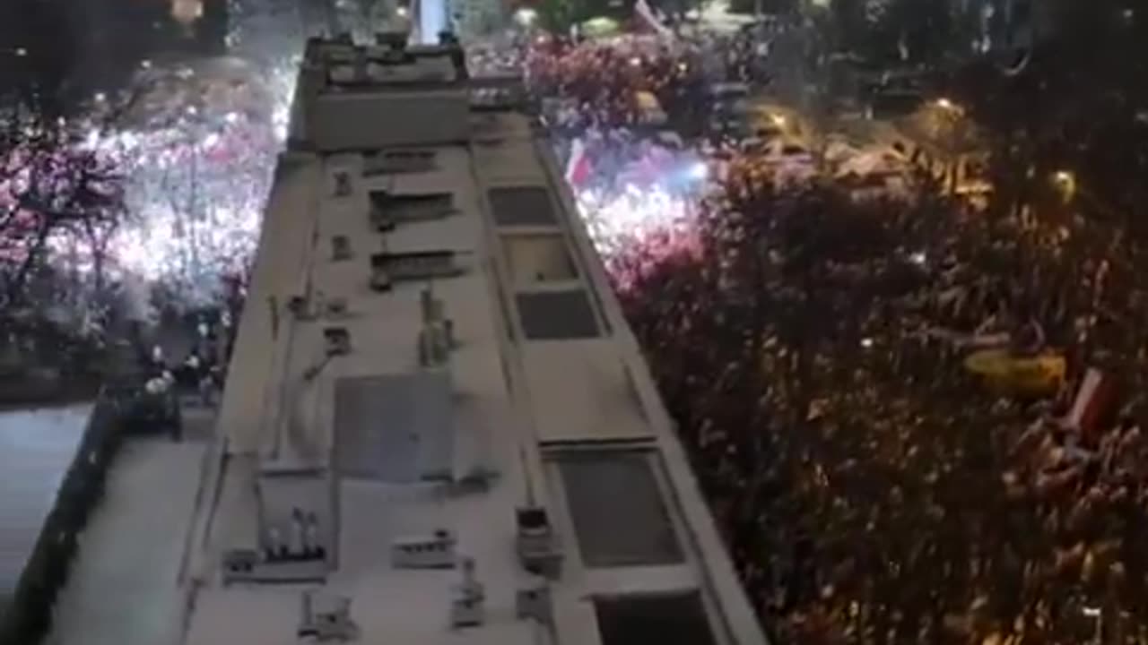 NOW - Large protest against the Tusk government in Warsaw, Poland. (Check Description)