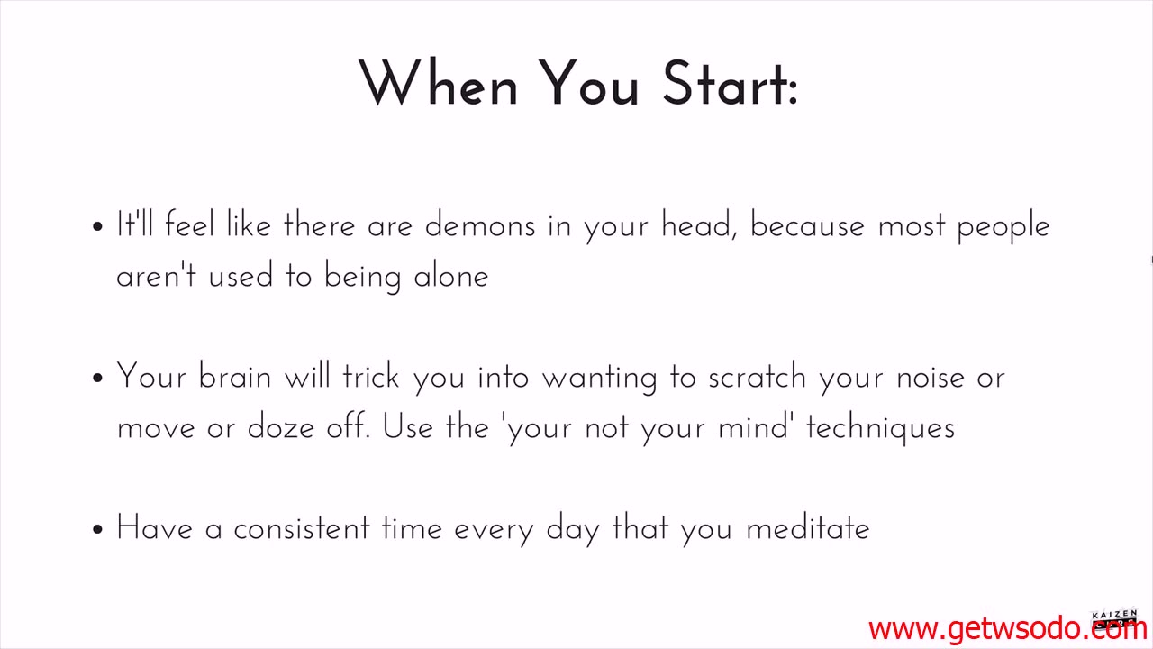 Iman Gadzhi: Kaizen Cure 10 - How to Start Meditation for Beginners
