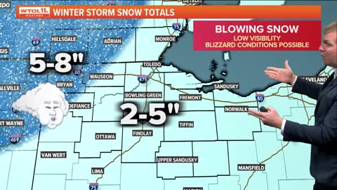 Calm Wednesday with peeks of sunshine, winter storm arriving late Thursday _ WTOL 11 Weather