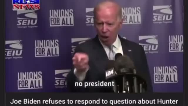 Joe Biden refuses to respond to question...