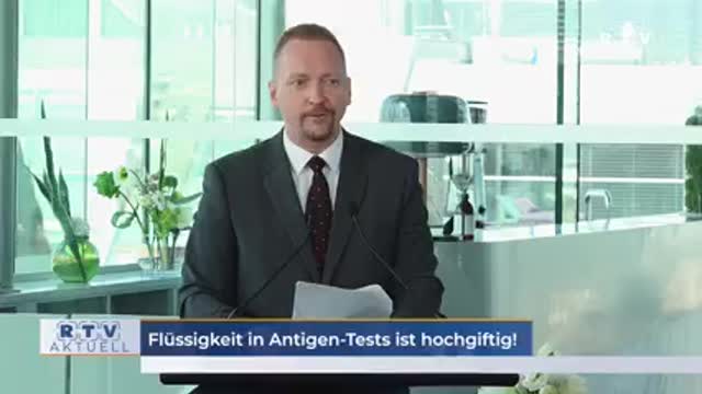 Flüssigkeit in Antigen-Tests sind hoch giftig.