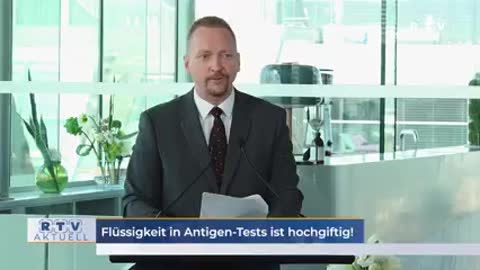 Flüssigkeit in Antigen-Tests sind hoch giftig.