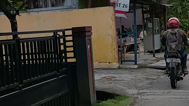 Malaysian border, this afternoon at 17.00 in my small town Tarakan