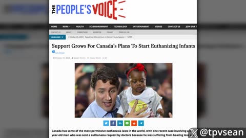 Canada Caught Harvesting the Blood and Organs of Babies For Elite VIPs