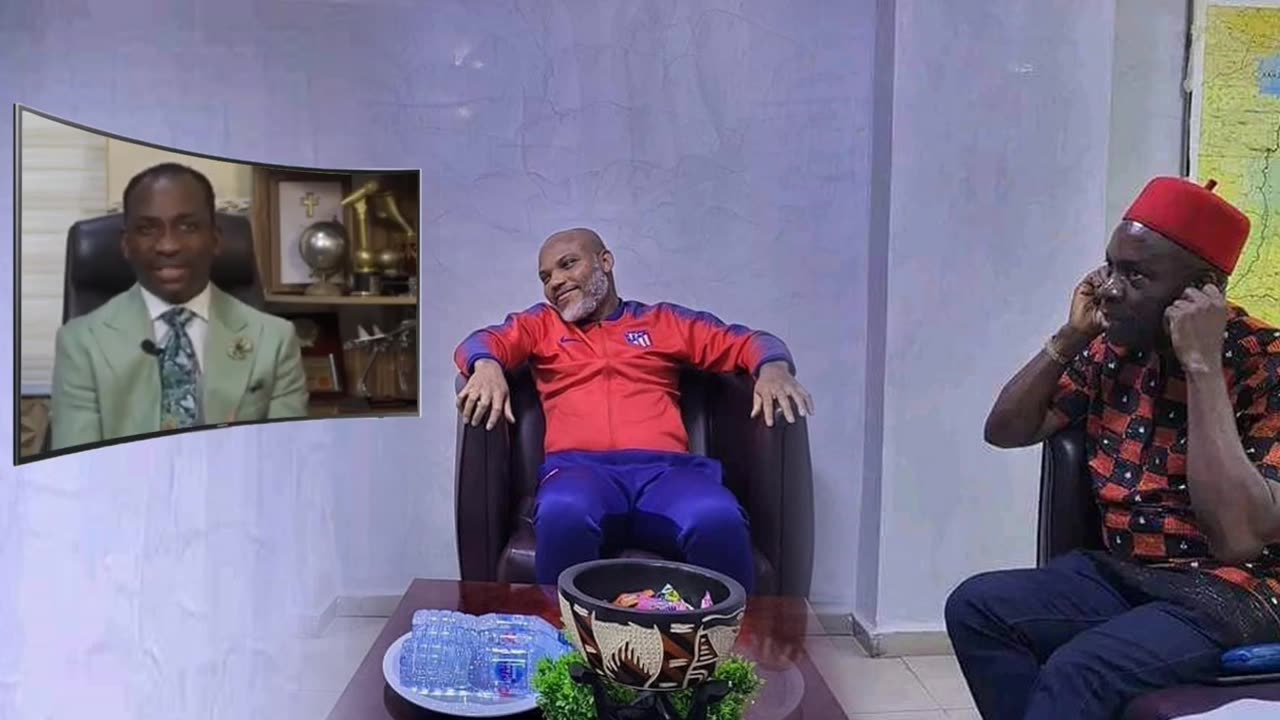 Mazi Nnamdi Kanu's watched Dr Pastor Paul Enenche from DSS 🇳🇬 on @dunamistvworldwide