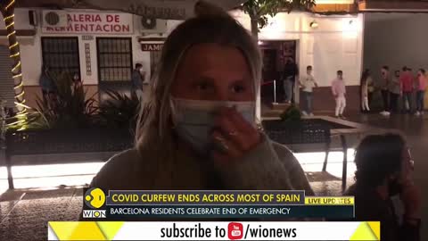 Spain: Barcelona residents celebrate end of emergency | COVID-19 | Latest World English News | WION