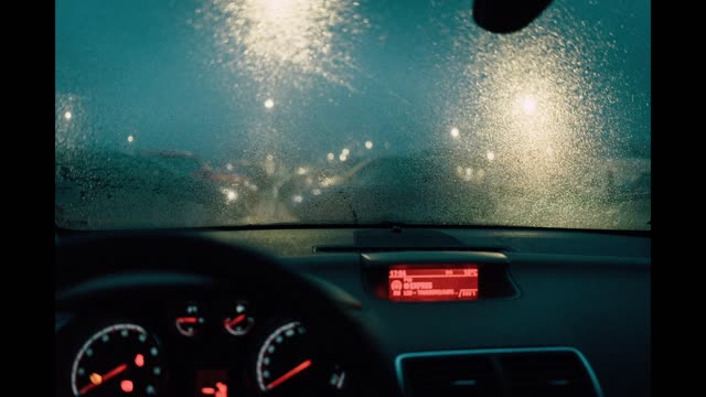 3 Hours Rain on Car Window Sound - Sleep, Relaxation, Meditation, Stress Relief, Studying