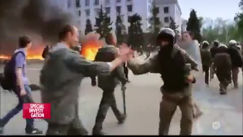 Ukrainian terrorists BURN numerous ethnic Russians ALIVE in Odessa on May 2nd 2014…