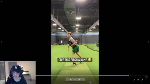 Reacting to a Crazy Behind The Back Pitch