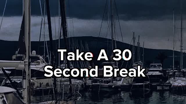 Rainstorm On A Marina (Take A 30 Second Break)