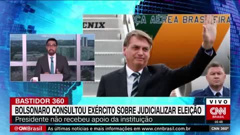 Bolsonaro consultou o Exército sobre judicializar a eleição | CNN 360º