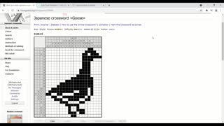 Nonograms - Goose 2