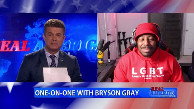 REAL AMERICA -- Dan Ball W/ Rapper Bryson Gray, 'This Week In Woke America,' 12/17/21