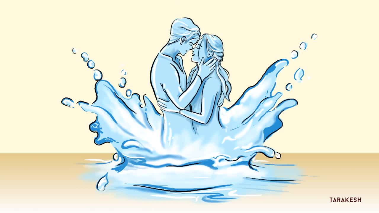 #2D #Animation 30 Seconds clip on romantic love Couple Dance - Frame by Frame Animation