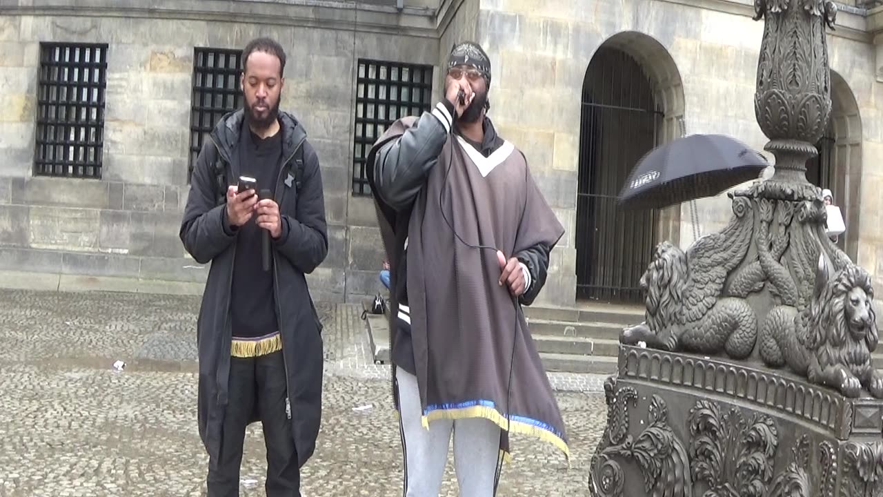 Hebrew Israelites Prophetic Camp Street Teaching 20 -4- 2024 Amsterdam (The Dam/Netherlands) Pt 2