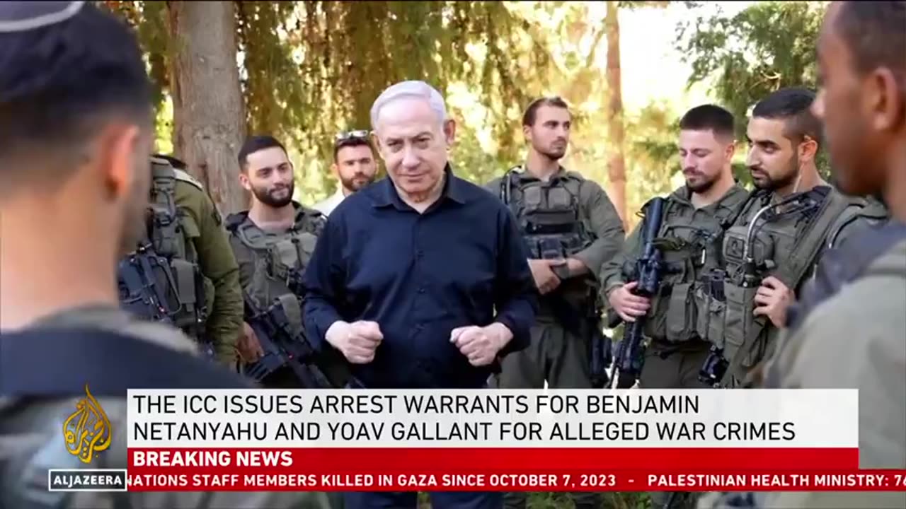 ICC International Criminal Court Issues Arrest Warrants for Netanyahu, Gallant