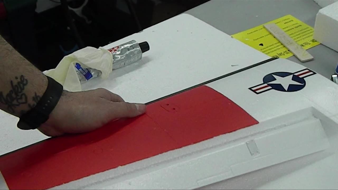 RC airplane foam hinge quick tip