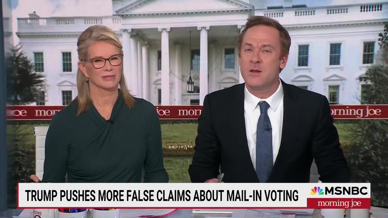 Trump pushes more false claims about mail-in voting