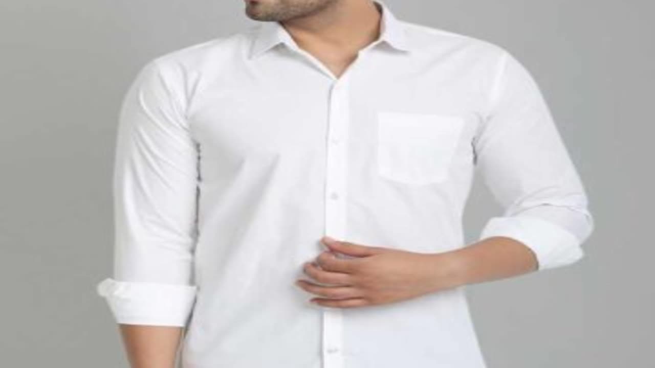 Shop Plain White Shirt Online- Tinge