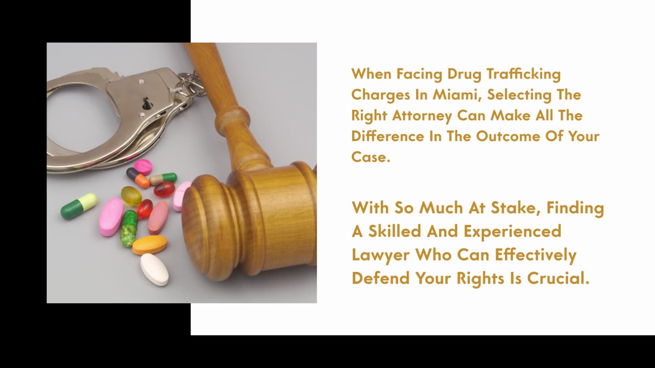 Drug Trafficking Attorney Miami