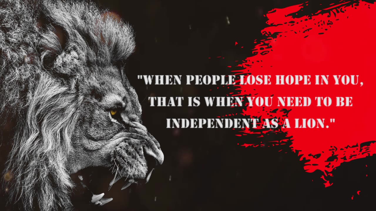 The Secret To Success | Lion Mentally | Best Motivational Video #quotes #shortviral #poetry