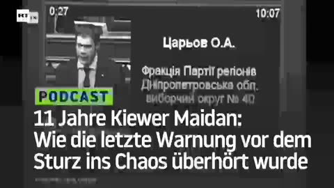 11 Jahre Kiewer Maidan: Wie die letzte Warnung vor dem Sturz ins Chaos überhört wurde