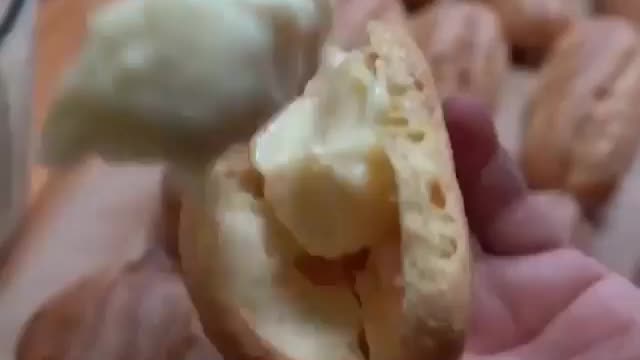 You can add ingredients to these desserts as they begin to set.