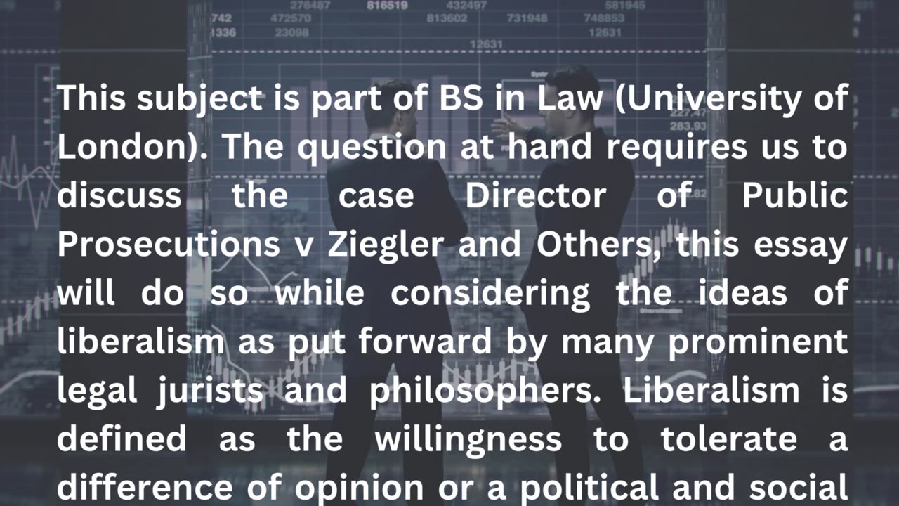 How to Create BS Law | LA3005 Jurisprudence & Legal Theory | Public Prosecutions v Ziegler & others