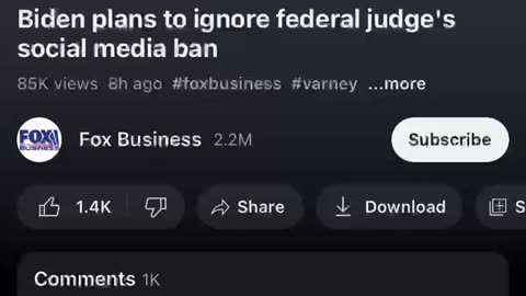 I saw America already agreed it’s OK to censor people