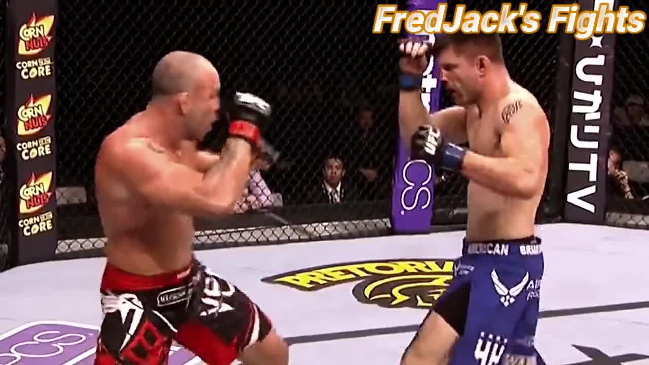 Wanderlei Silva vs. Brian Stann Highlights ( Violent Back-And-Forth Brawl