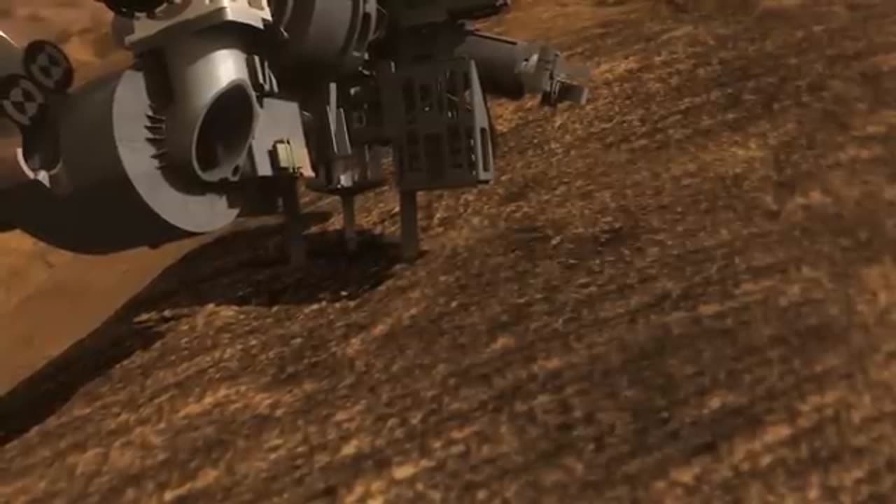 Curiosity Rover Animation from the Mars Science Laboratory