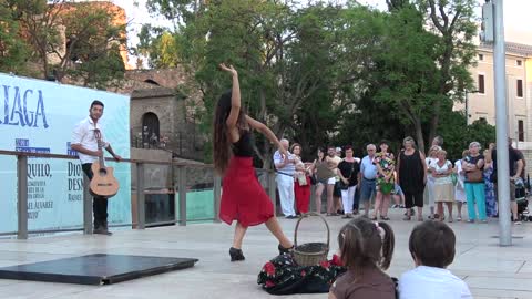 Baile de Flamenco callejero y Niños