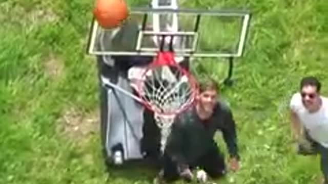 WORLD RECORD Backwards Basketball