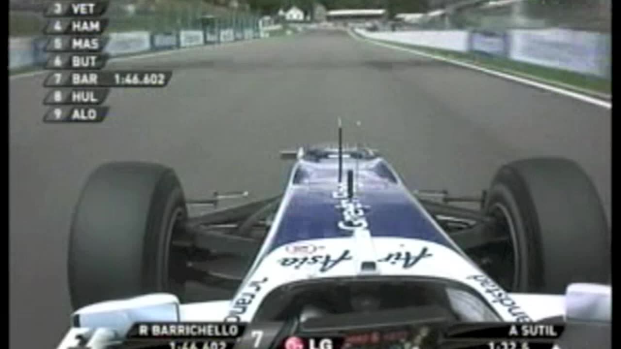 F1 Belgium GP Qualifying In-Car 2010