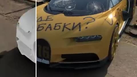 Vfx breakdown of Bugatti destroyed video Short