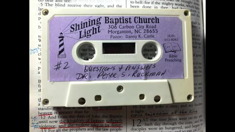 Q and A with Dr Ruckman (Thank you Danny Castle)