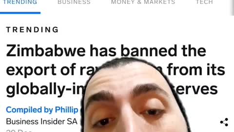 Zimbabwe banned lithium export, watch out for "human rights" calls to justify new wars