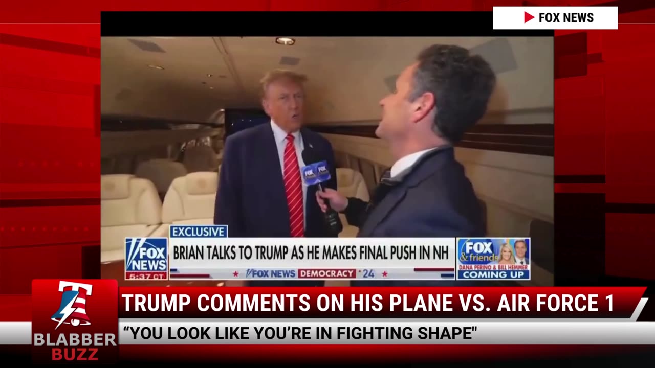 Trump Comments On His Plane Vs. Air Force 1
