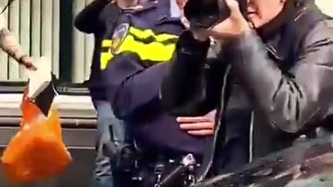 Quran burning stopped in The Hague, snatched from Pegida leader