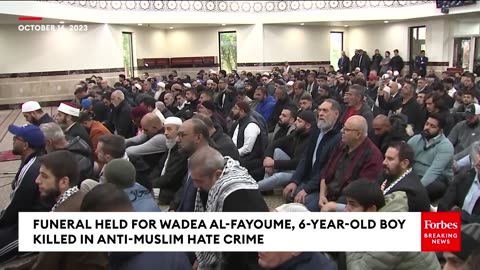 JUST IN- Funeral Held For 6-Year-Old Palestinian American Boy Killed In Anti-Muslim Attack