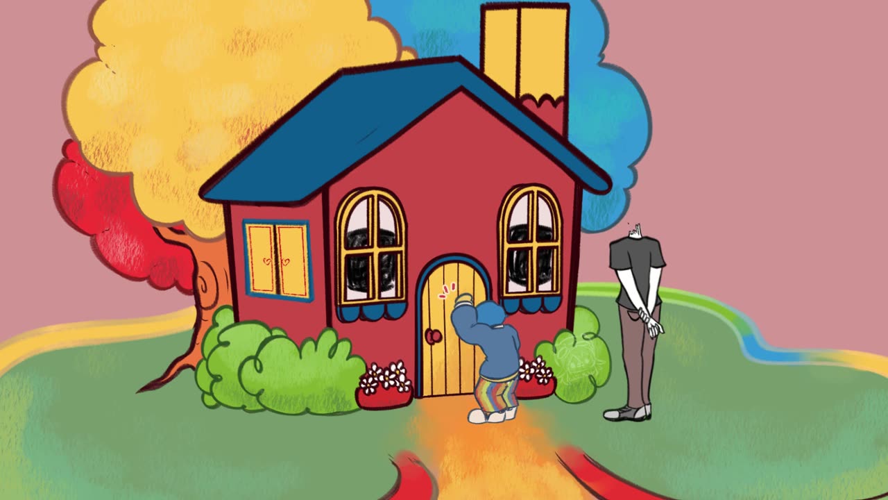 Open door | wellcome house | Animation