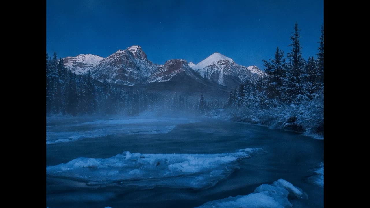 Mountain Stream Blue Noise ASMR HD (1 hour)