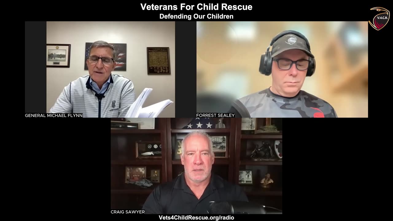 GENERAL MICHAEL FLYNN - Defending Our Children EP #46 - Veterans For Child Rescue weekly radio show
