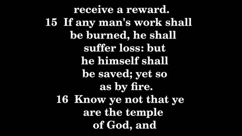 1 Corinthians 3 King James version
