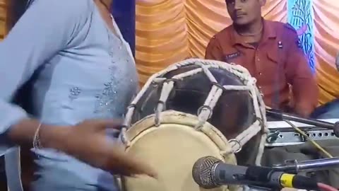 Drumming,play dholak