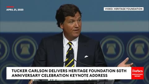 Tucker Carlson Mocks Herd Mentality In Address Delivered Three Days Before Sudden Fox News Departure
