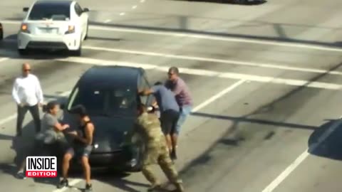 Strangers Band Together to Help Save Unconscious Driver