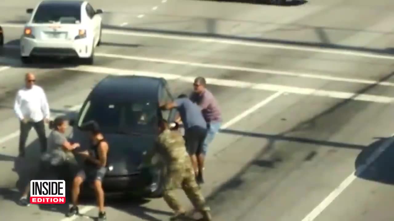 Strangers Band Together to Help Save Unconscious Driver